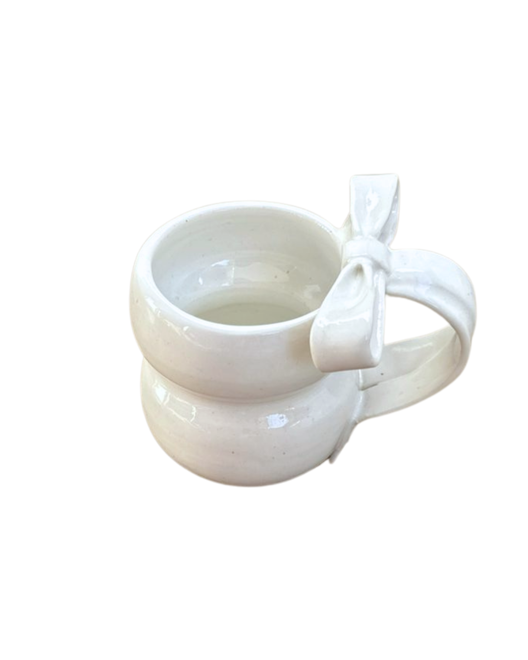 Caneca de Laço de Porcelana