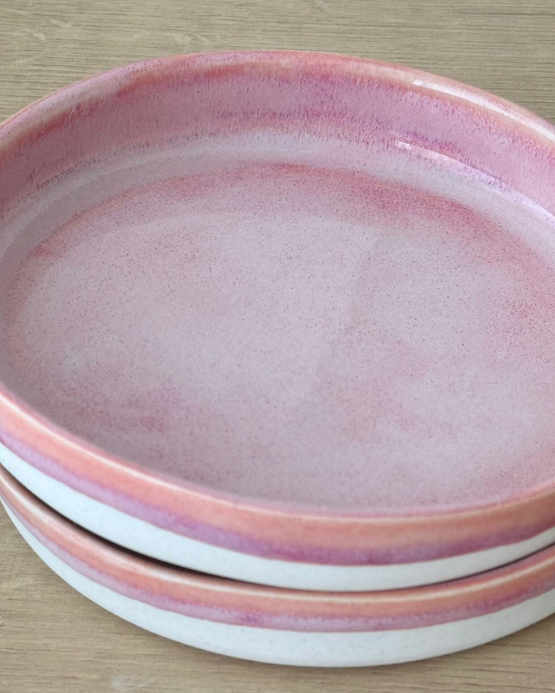 Conjunto de Pratos de Sobremesa de Porcelana - Better in Pink (2)