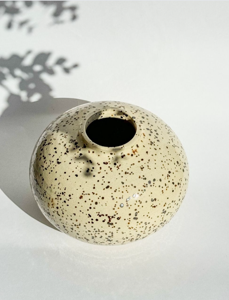Vaso Decorativo Cerâmica - Pintinhas