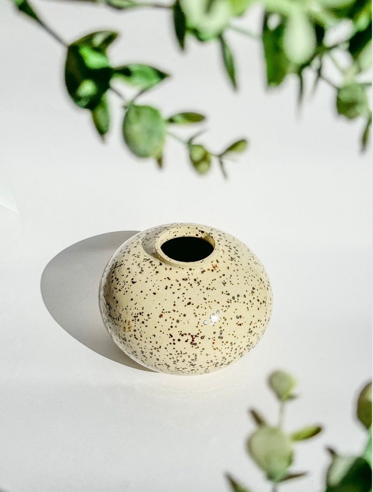 Vaso Decorativo Cerâmica - Pintinhas