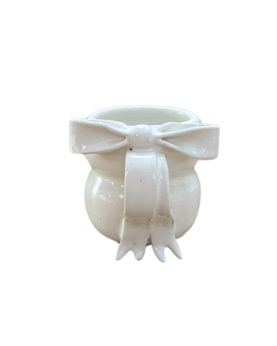 Caneca de Laço de Porcelana